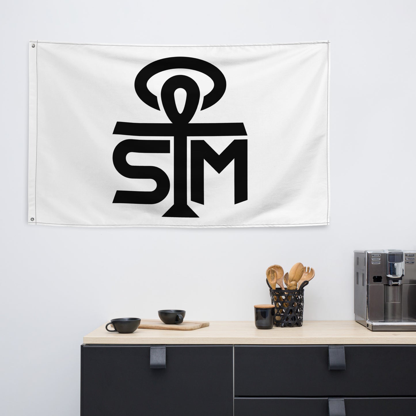 Sky Manor Ankh Logo Flag