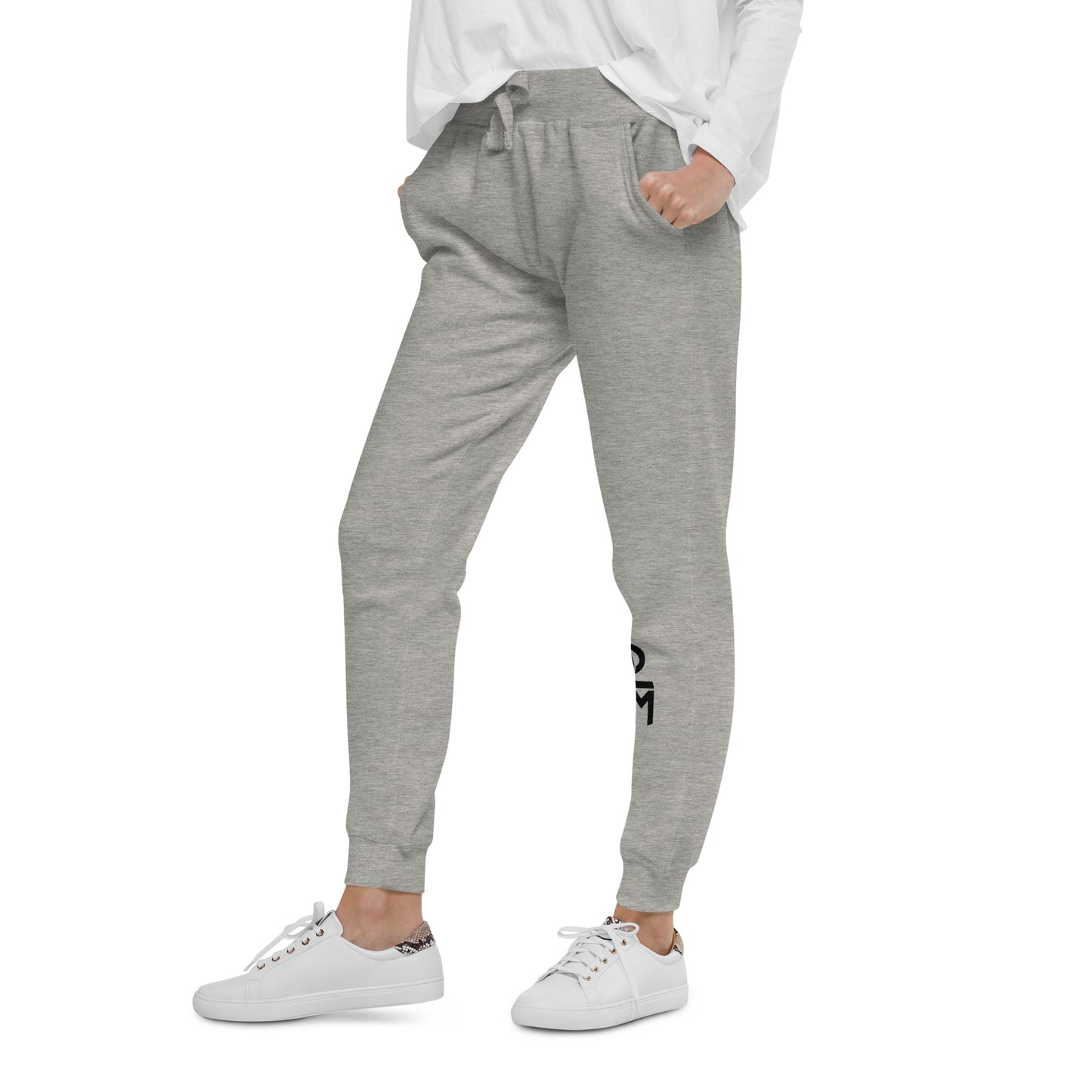 Sky Manor Ankh Black Logo Unisex Fleece Sweatpants