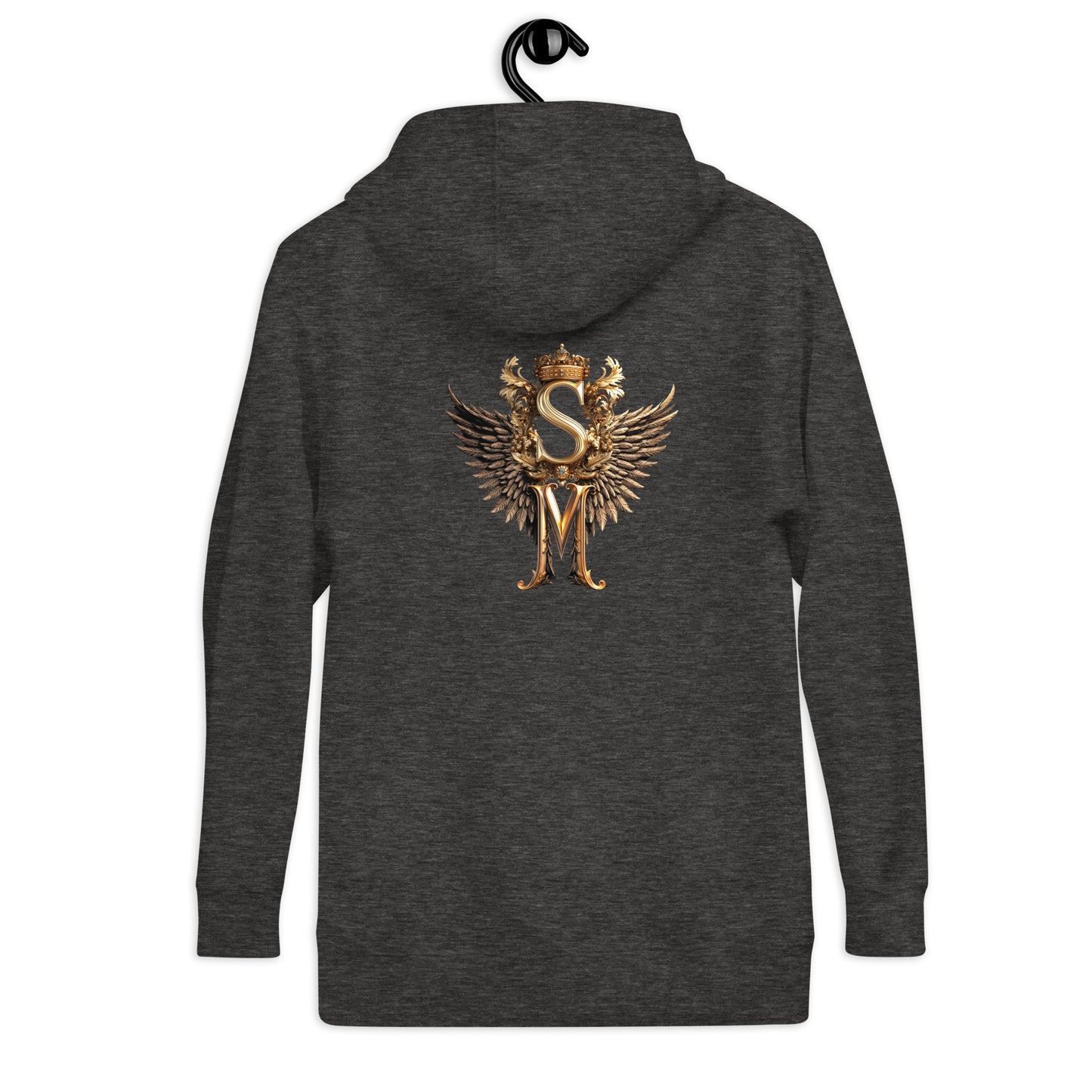 Sky Manor Embroidered White Ankh Logo/Gilded Print Logo Unisex Hoodie