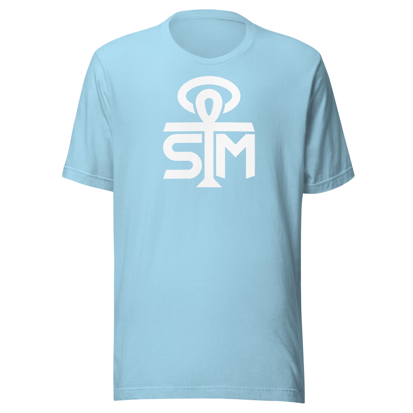 Sky Manor Ankh White Logo Unisex Tee Shirt