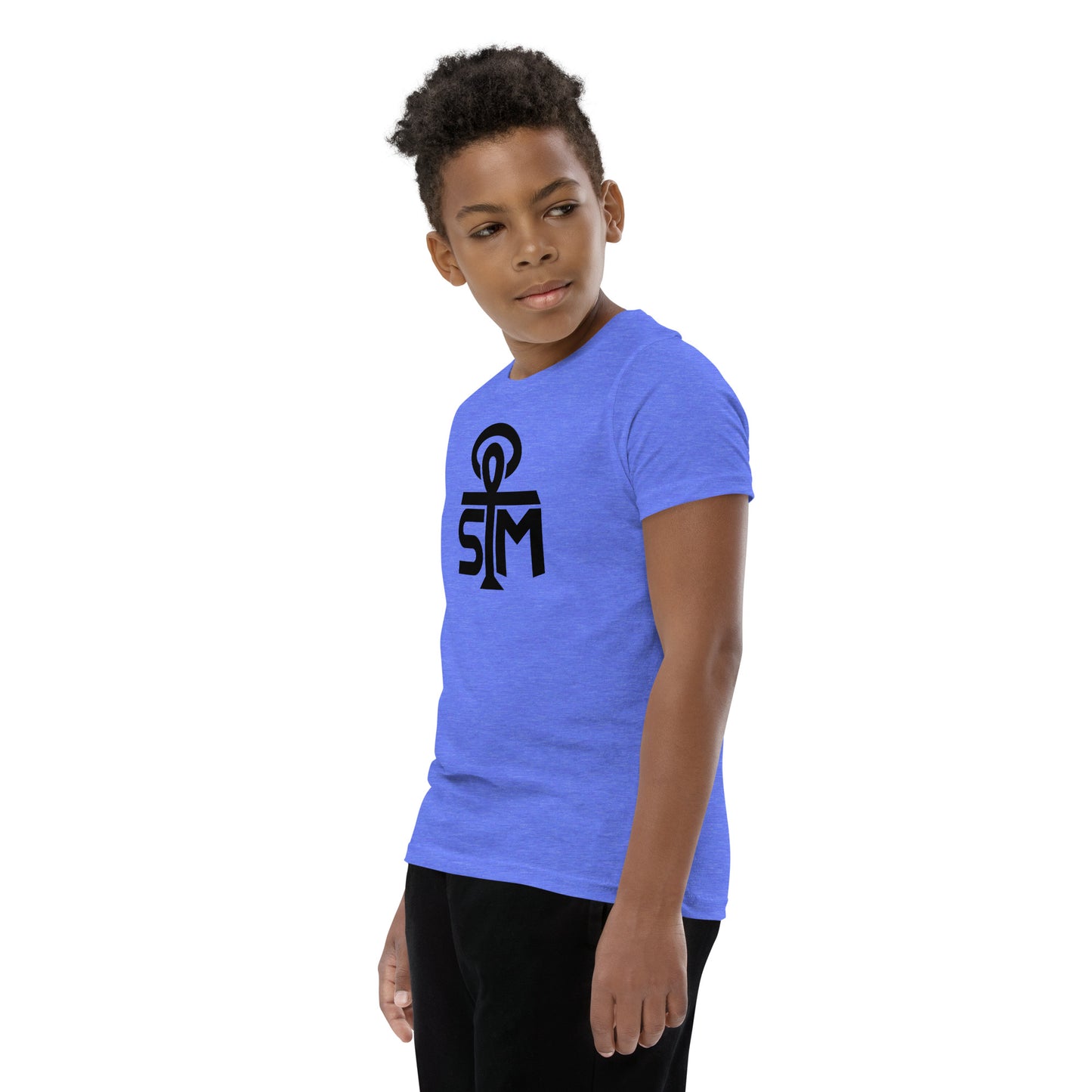 Sky Manor Youth Ankh Black Logo Short-Sleeve Tee Shirt