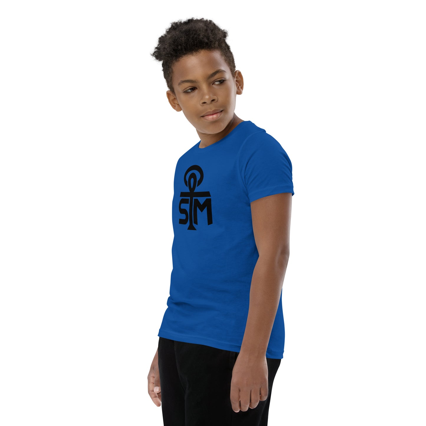 Sky Manor Youth Ankh Black Logo Short-Sleeve Tee Shirt